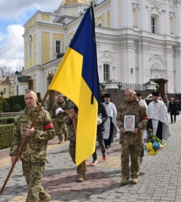 У Луцьку попрощалися з Героєм Андрієм Головченком