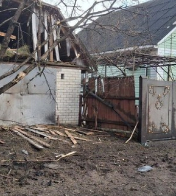 Дві жінки постраждали внаслідок ударів ворожих БпЛА по громаді на Чернігівщині. ФОТОрепортаж