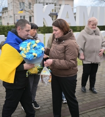 На Волині зустріли захисника Василя Мартинюка, який провів у полоні 16 місяців 
