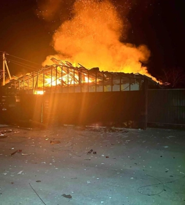 Внаслідок влучання дрона знищено відділення "Нової пошти" у Запорізькій області
