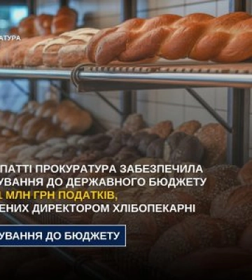 Схема з «тіньовим» хлібом: на Закарпатті повернули до бюджету понад 4 мільйони гривень податків