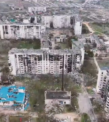 "Призрак": морпехи показали оккупированные Олешки