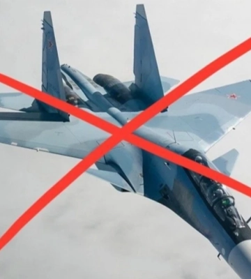 Российский истребитель Су-30 разбился в Крыму