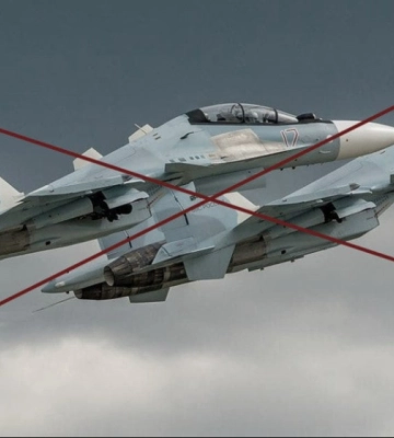 У тимчасово окупованому Криму розбився винищувач Су-30 – подробиці (Відео)