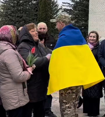 Захисник Дмитро Сачик повернувся на рідну Волинь після полону