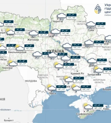 Сильні заморозки та мокрий сніг насуваються на Козятинщину
