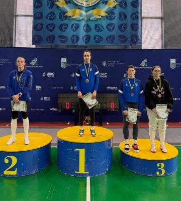 Спортсмени Миколаївщини – переможці та призери чемпіонату України з фехтування на шаблях U-23