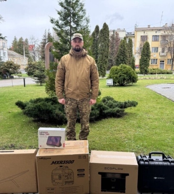 Для захисників передали чергову партію обладнання від Луцької громади