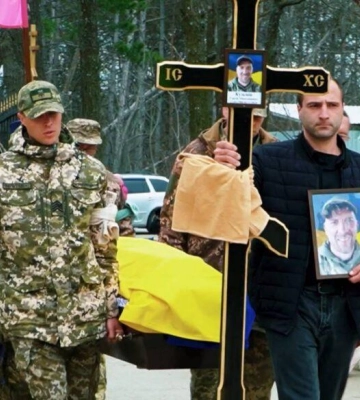 В Ізмаїлі попрощалися з воїном Сергієм Кузьміним