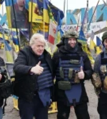Борис Джонсон відвідав фронт на Запоріжжі