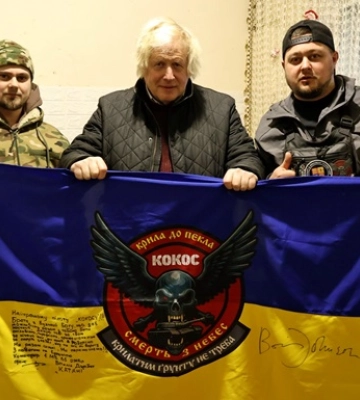 Борис Джонсон опубликовал репортаж о поездке на Запорожье