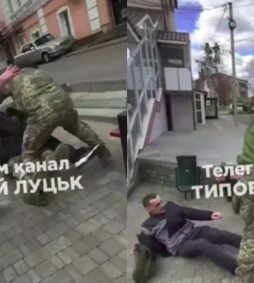 В Луцке «малолетние лица» напали на военных ТЦК, их разыскивают