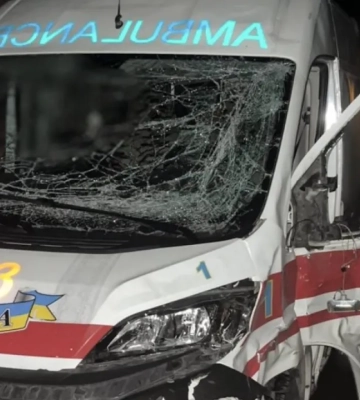 росіяни атакували авто медиків вночі на Сумщині попри перемир’я, є поранені