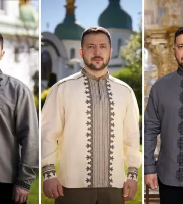 Великодні вишиванки Зеленського за п’ять років: у яких образах президент вітав українців
