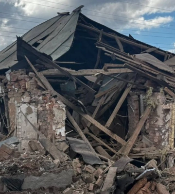 Російські дрони вдарили по Богодухову: дві постраждалі 