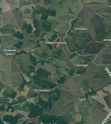 Сили оборони перемістилися на нові рубежі біля селища Миропільське на Сумщині - військові