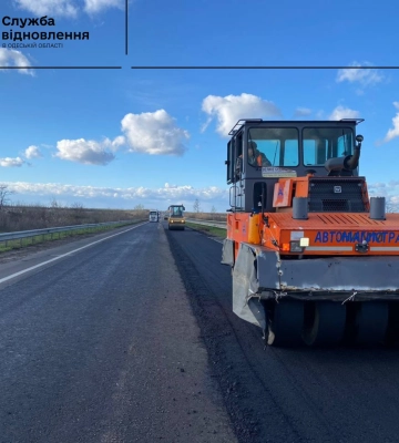 На Одещині триває масштабне відновлення ключових автошляхів