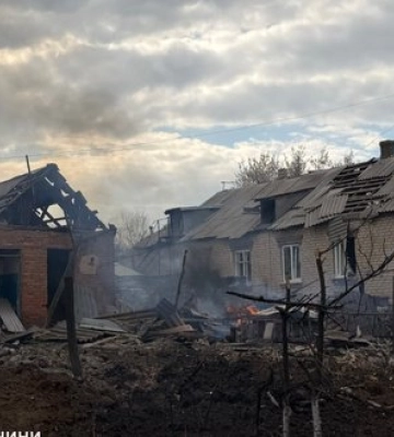 Росіяни атакували Краматорськ дронами "Герань-2": поранені двоє чоловіків. ФОТОрепортаж