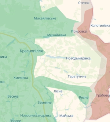 Россияне продвинулись вблизи села в Сумской области, ВСУ зачистили участки в Донецкой области — DeepState