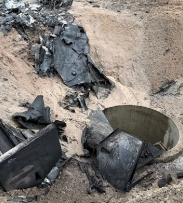 Дрон упал на территорию Национального военного кладбища