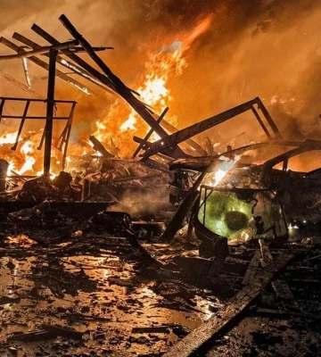 РФ атакувала порт Ізмаїла: пошкоджено судно під прапором Панами та портову інфраструктуру