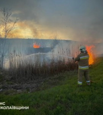 Протягом минулої доби на території області сталося п’ять пожеж, які ліквідували рятувальники
