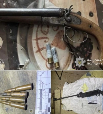 На Тернопільщині чоловік зберігав зброю: правоохоронці вилучили небезпечні предмети