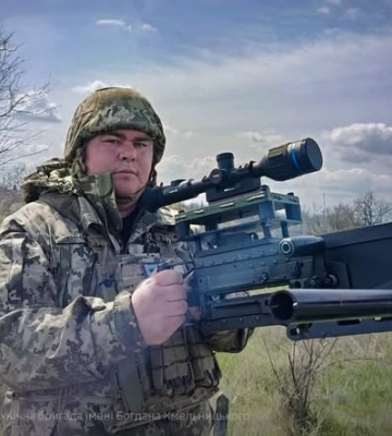 Вночі 14 квітня на Одещині захисник приземлив ворожий «шахед» у полі