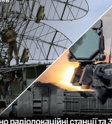 Уражено РЛС "Небо-У" в Криму, ЗРК "Тор-М1" на Луганщині, та дві РЛС на Бєлгородщині, - Генштаб