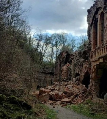 Обвалилася частина Тараканівського форту, що знаходиться неподалік Волині (ФОТО)