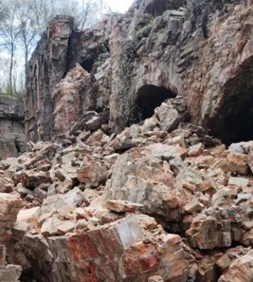 В Ровенской области обрушилась часть Таракановского форта