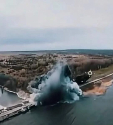 Окупанти скинули шість авіабомб на одне з найбільших водосховищ Харківської області