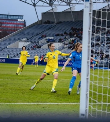 Жіноча збірна України з футболу поступилася Ісландії