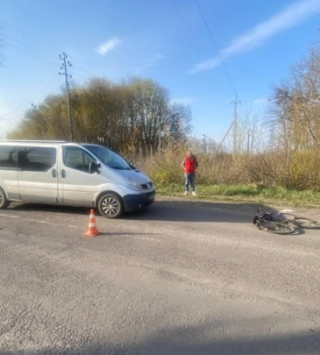 У Луцькому районі водій буса збив п'яного велосипедиста
