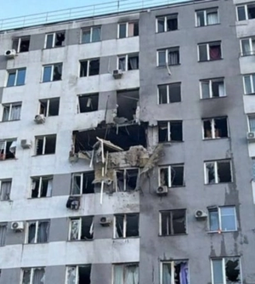 В Одессе российский дрон атаковал жилой 9-этажный дом – один человек погиб