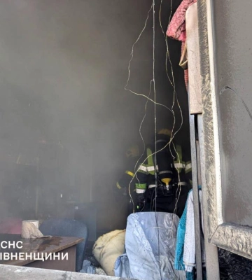 У Сарнах горів гуртожиток (ВІДЕО)