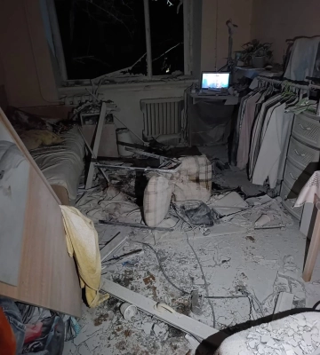 В Одесі внаслідок нічної атаки пошкоджений гуртожиток музакадемії, поранені п'ятеро студентів
