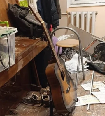 В Одесі внаслідок нічної атаки пошкоджений гуртожиток музакадемії, поранені п'ятеро студентів