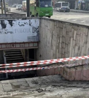 У Львові найаварійніший вхід у підземний перехід на Городоцькій - Виговського закрили на ремонт