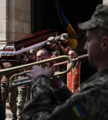 Віталій Калімулін, Роман Чайка. Львів прощається з бійцями 24-ї і 125 мехбригад