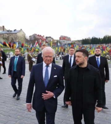 Король Швеції Карл XVI прибув з візитом до Львова