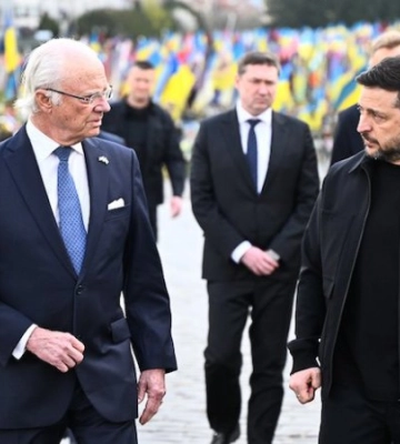 Король Швеції Карл XVI Густав прибув до Львова