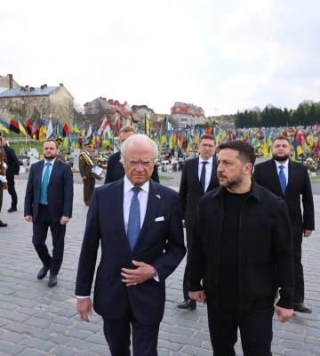У Львів прибули Президент України та Король Швеції (ФОТО, ВІДЕО)
