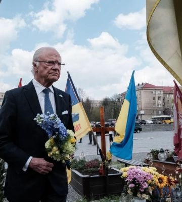 Король Швеції Карл XVI Густав прибув до Львову