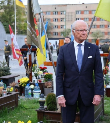 Король Швеції приїхав до Львова – це перший візит монарха до України з часу повномасштабного вторгнення 