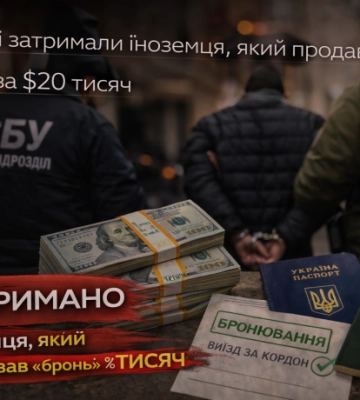 У Харкові затримали іноземця, який продавав «бронь» за $20 тисяч