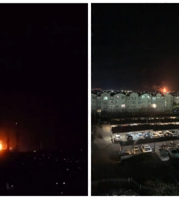 У Севастополі повідомляють про масовану атаку та вибухи, працює росППО