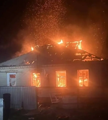 Атака на Богодухів: дрон влучив у будинок, є поранені