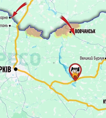 Карта бойових дій 11-18 квітня: ворог активувався на прикордонні Сумщини і Харківщини та намагається проникнути в Костянтинівку