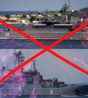 СБУ устроила результативную "охоту" в Крыму: поражены три корабля ВМФ РФ